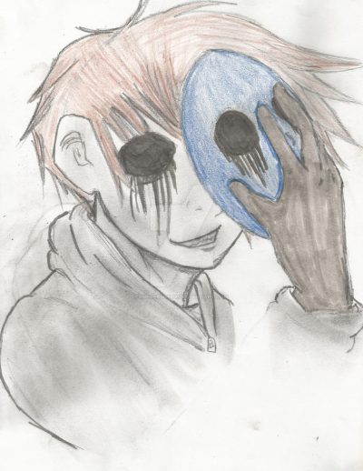 Eyeless Jack, Creepypasta, Urban Legend, Mysterious Figure, Horror Story Drawing