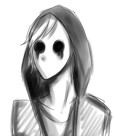 Eyeless Jack, Creepypasta, Urban Legend, Mysterious Figure, Horror Story Drawing