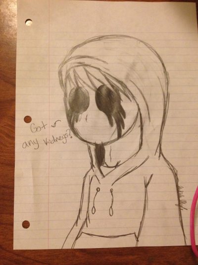 Eyeless Jack, Creepypasta, Urban Legend, Mysterious Figure, Horror Story Drawing