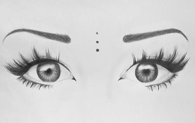 Eyes, Stare, Gaze, Vision, Glance Drawing