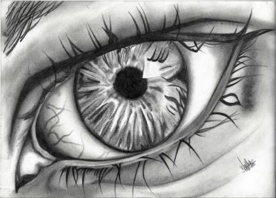 Eyes Tattoo, Symbolic Ink, Intricate Design, Artistic Expression, Mystical Vision Drawing