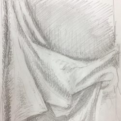 Fabric Drawing Sketch