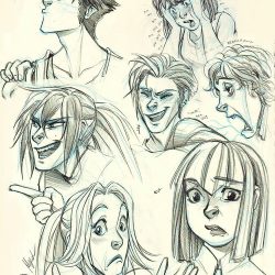 Face Expression Drawing Picture