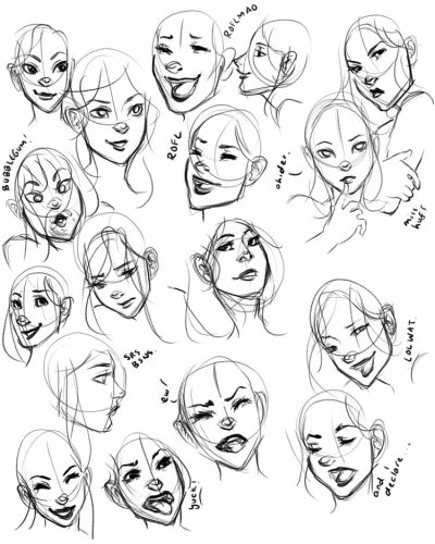 Face, Appearance, Visage, Expression, Features Drawing