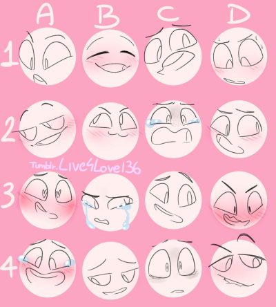 Face Expression, Expression Dynamics, Countenance Display, Visage Reaction, Facial Emotion Drawing