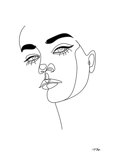 Face Profile, Facial Structure, Side Appearance, Facial Contours, Profile View Drawing