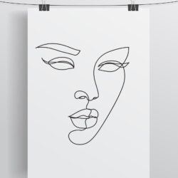 Face Line Drawing