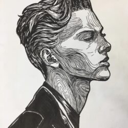 Face Line Drawing Stunning Sketch