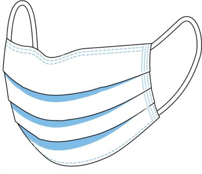 Face Mask, Comfort, Protection, Hygiene, Safety Drawing