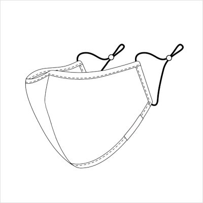 Face Mask, Comfort, Protection, Hygiene, Safety Drawing