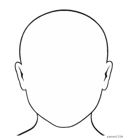 Face Outline, Profile Shape, Outline Features, Silhouette Design, Facial Contour Drawing