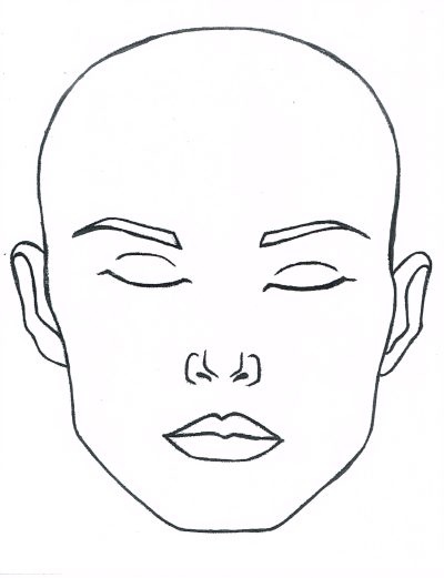 Face Line, Aesthetic Profile, Cheek Structure, Jaw Definition, Facial Contour Drawing