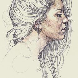 Face Profile Drawing Amazing Sketch