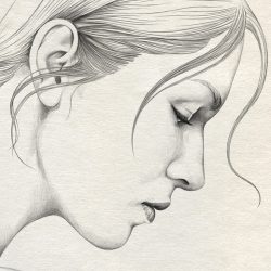 Face Profile Drawing Fine Art