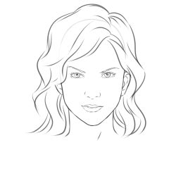 Face Profile Drawing Photo