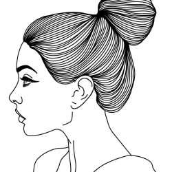 Face Profile Drawing Picture