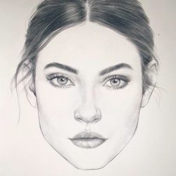 Face Proportions Drawing Realistic Sketch