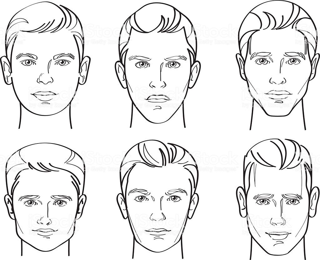 Face Shape Drawing Picture