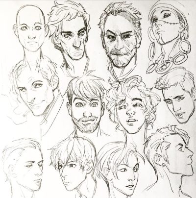 Face, Appearance, Visage, Expression, Features Drawing