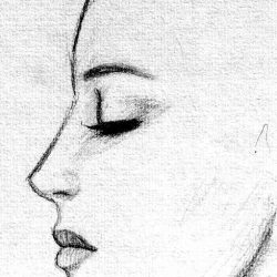 Facial Profile Drawing Artistic Sketching