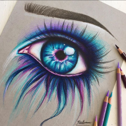 Fairy Eyes Drawing Artistic Sketching