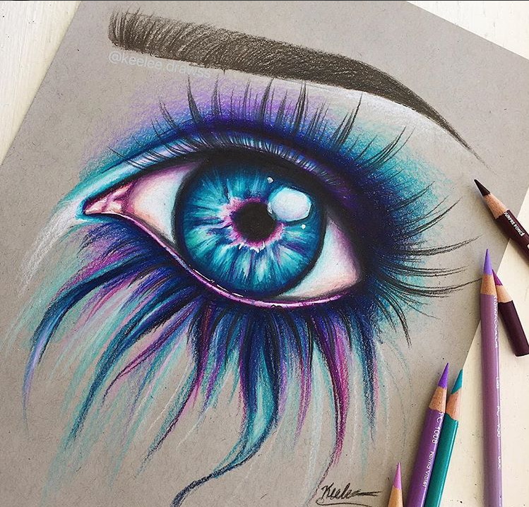 Fairy Eyes Drawing Artistic Sketching