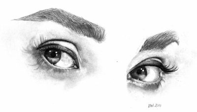 Eye, Glance, Perception, Focus, Vision Drawing