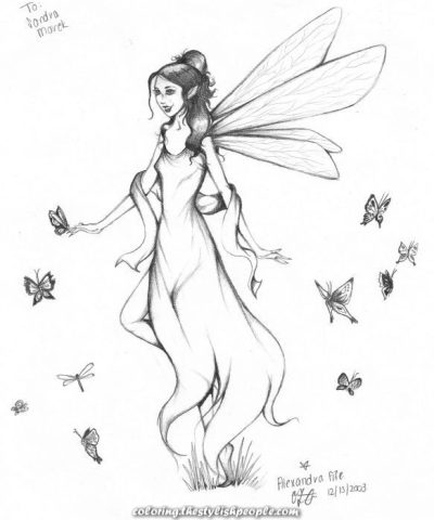 Fairy, Magic, Enchantment, Whimsy, Fantasy Drawing