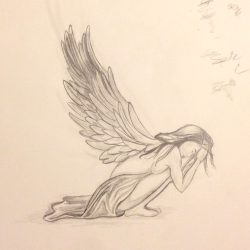 Fallen Angel Drawing Amazing Sketch