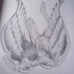 Fallen Angel Drawing Creative Style