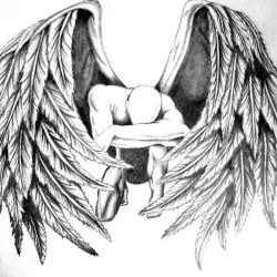 Fallen Angel Drawing Fine Art