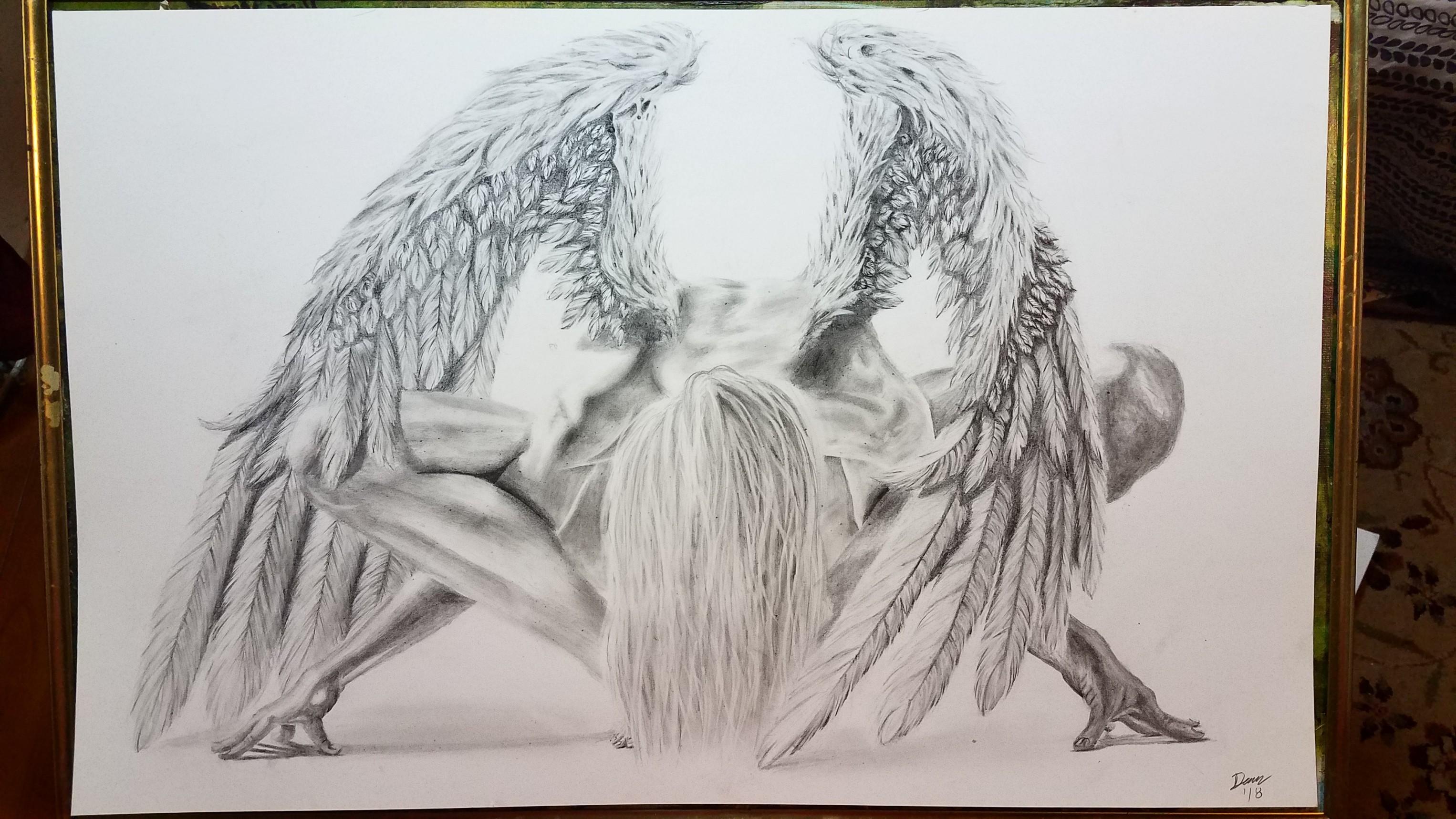 Fallen Angel Drawing Image