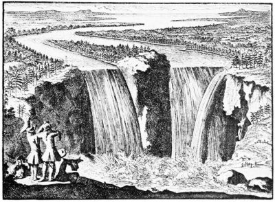 Falls, Plunges, Rapids, Cascades, Waterfalls Drawing