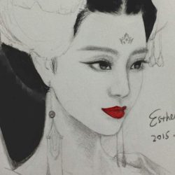 Fan Bingbing Drawing Art