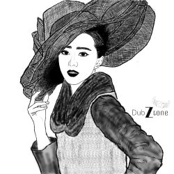 Fan Bingbing Drawing Artistic Sketching