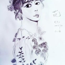 Fan Bingbing Drawing Fine Art