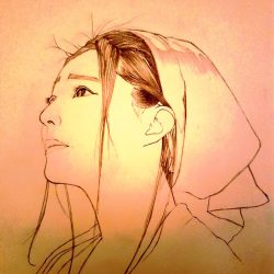 Fan Bingbing Drawing Hand drawn Sketch