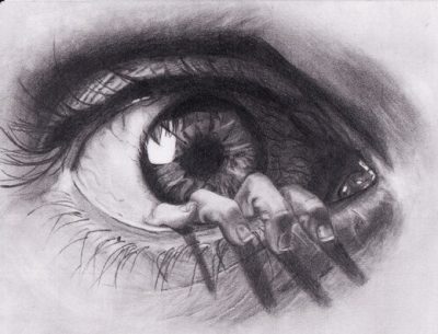 Fantasy Eyes, Mystical Glimpse, Dreamy Vision, Enchanted Gaze, Whimsical Stare Drawing