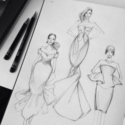 Fashion Design Drawing Hand drawn Sketch