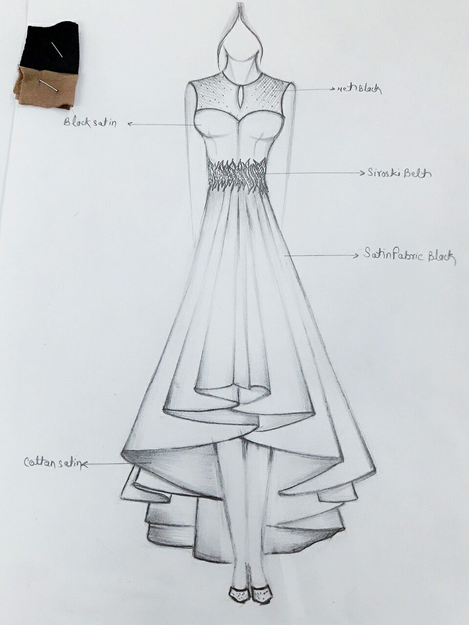 Fashion Design Drawing Modern Sketch