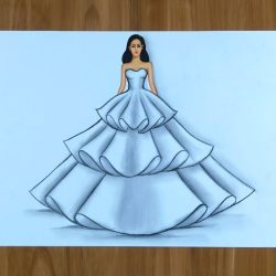 Fashion Design Drawing Realistic Sketch