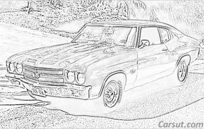 Fast And Furious Car, High-Speed Racing, Street Racing Culture, Iconic Muscle Vehicles, Adrenaline-Fueled Action Drawing