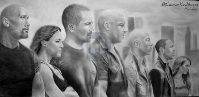 Fast And Furious, Family, Action, Racing, Heist Drawing