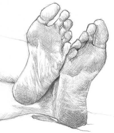 Feet, Measurement, Size, Length, Distance Drawing