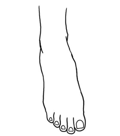 Feet, Measurement, Size, Length, Distance Drawing