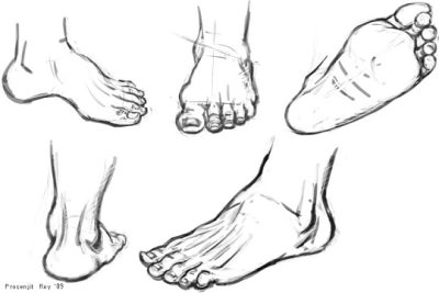 Feet, Measurement, Size, Length, Distance Drawing