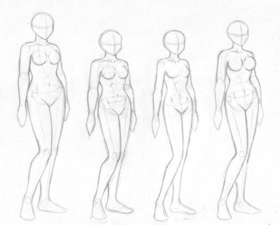 Female Body, Strength, Diversity, Health, Empowerment Drawing