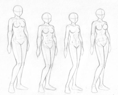 Female Body, Strength, Empowerment, Health, Diversity Drawing