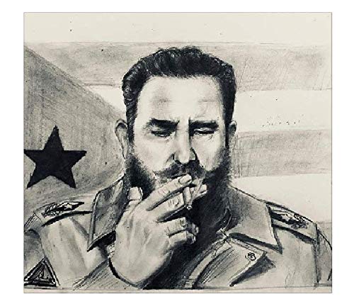 Fidel Castro Drawing Sketch