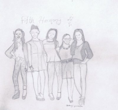 Fifth Harmony, Empowerment, Sisterhood, Talent, Unity Drawing